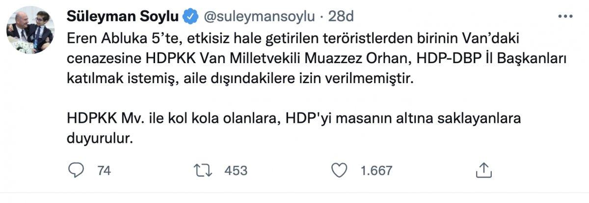 HDP'li vekil Muazzez Orhan, terörist cenazesine katılmak istedi