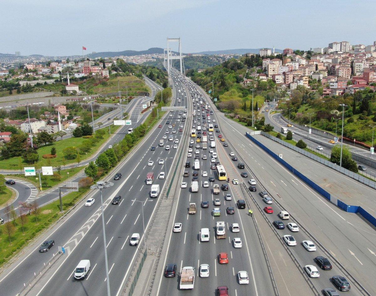 İstanbul'da bayram öncesi trafiği başladı