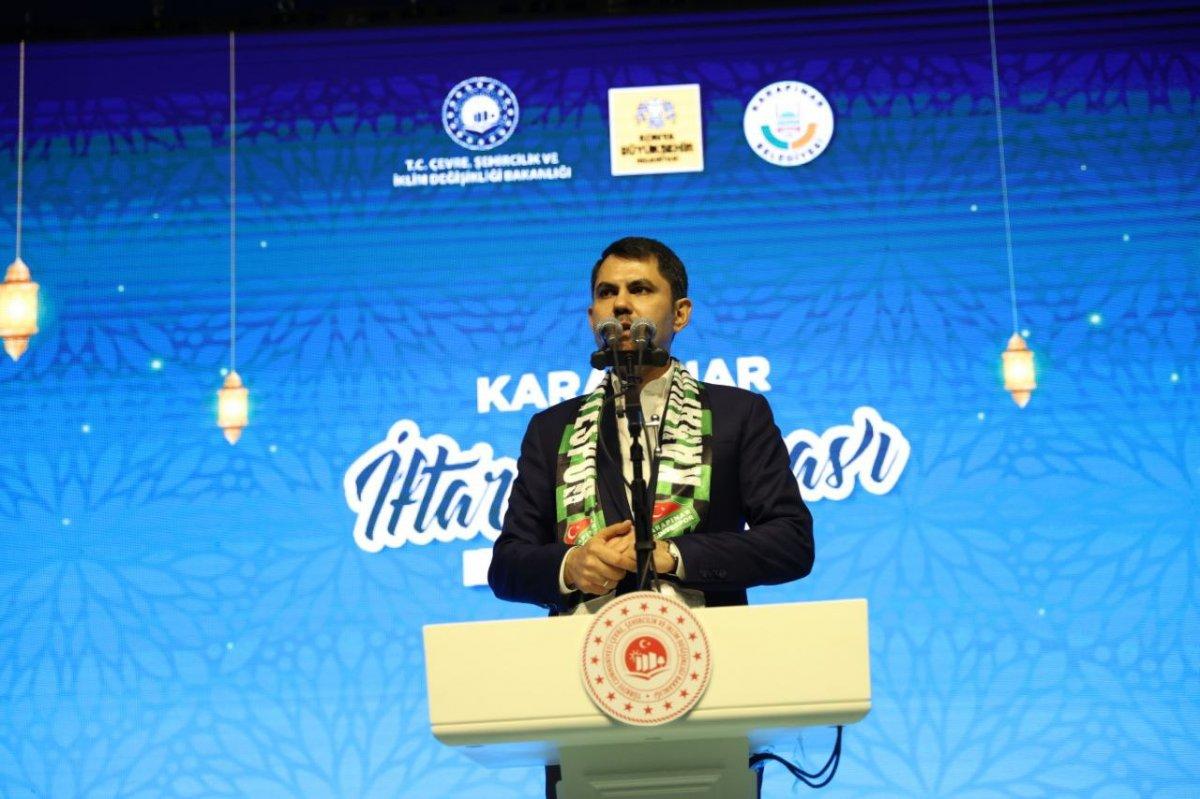 Bakan Kurum: Milletin seçtiği lideri kimse tehdit edemez