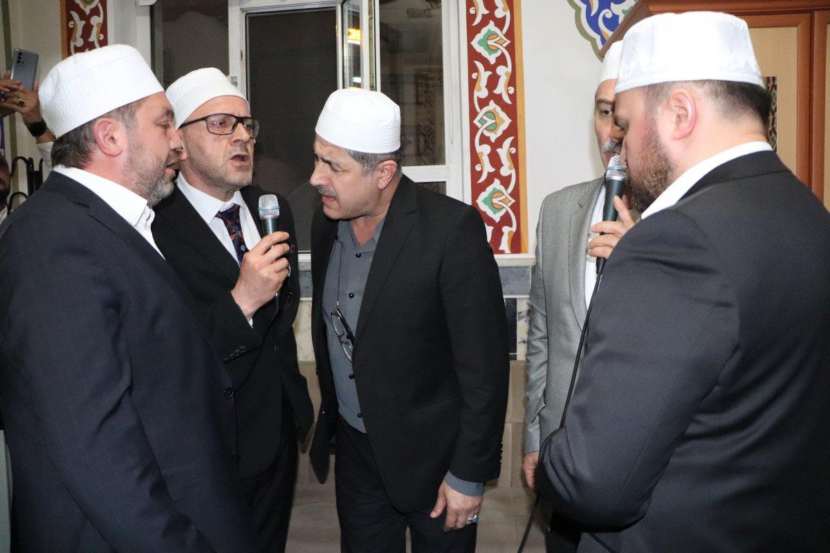 Çarşamba'da 300 yıllık gelenek: Enderun usulü teravih kılındı