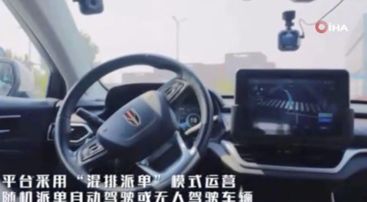 Sürücüsüz taksiler Pekin yollarında