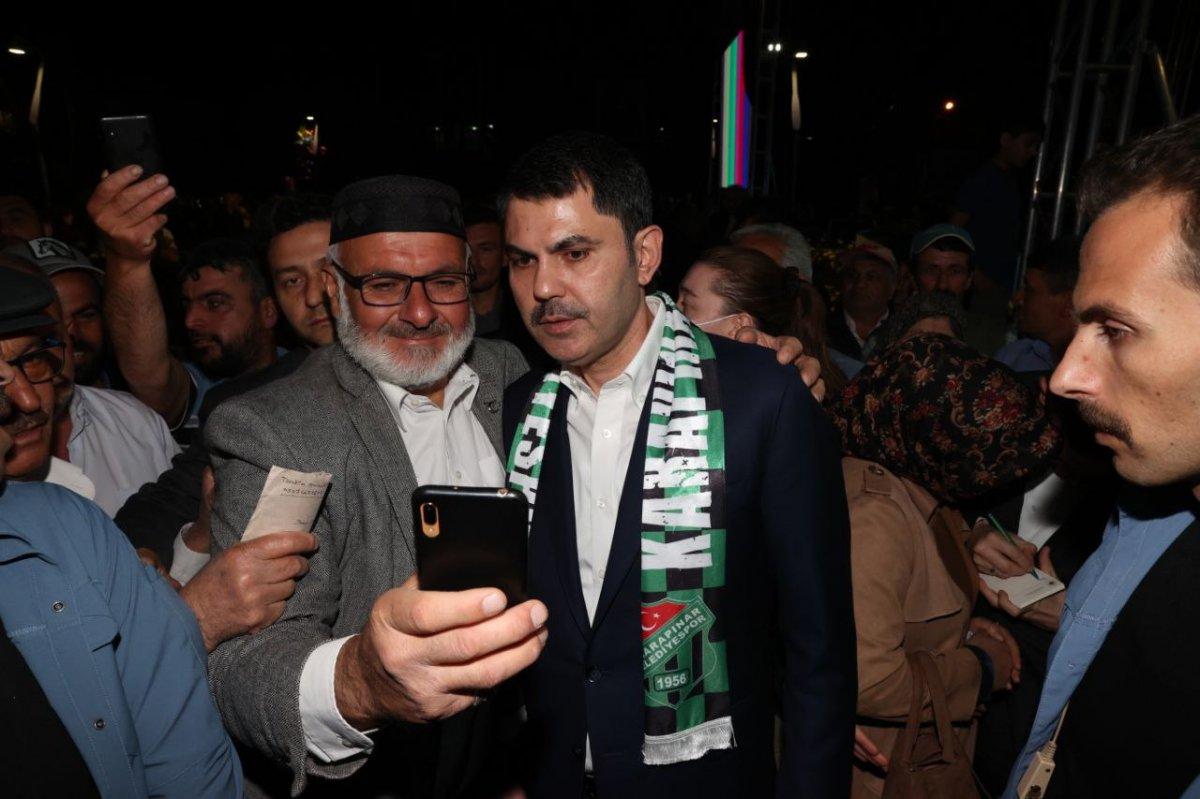 Bakan Kurum: Milletin seçtiği lideri kimse tehdit edemez