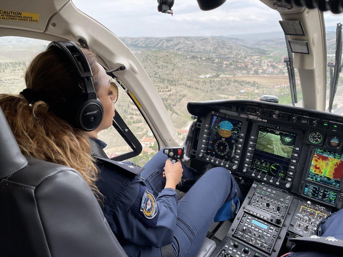Bayram öncesi havadan ve karadan trafik denetimi