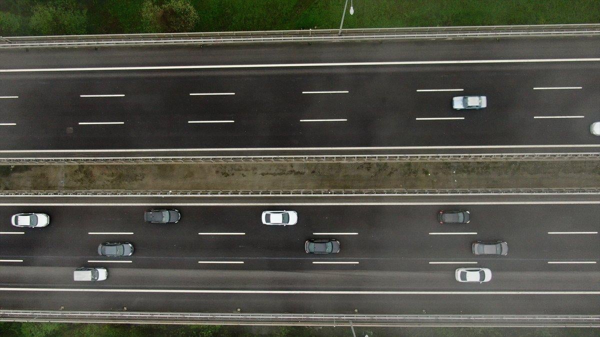 Bolu ve Düzce kesiminde bayram trafiği