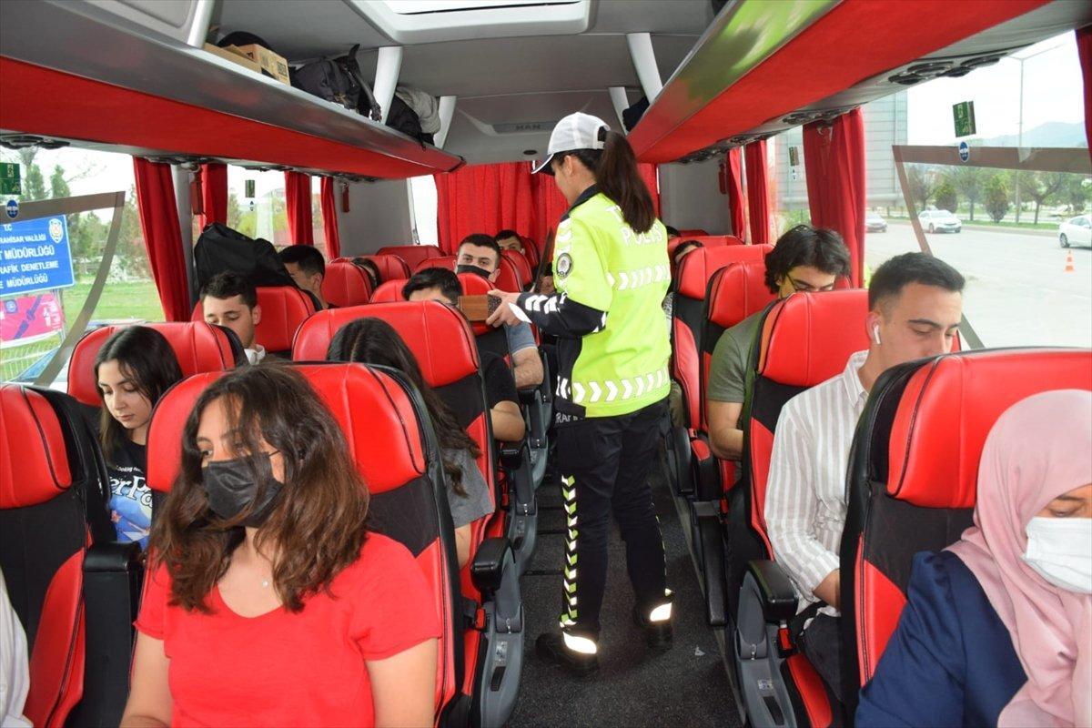 Bayram öncesi havadan ve karadan trafik denetimi