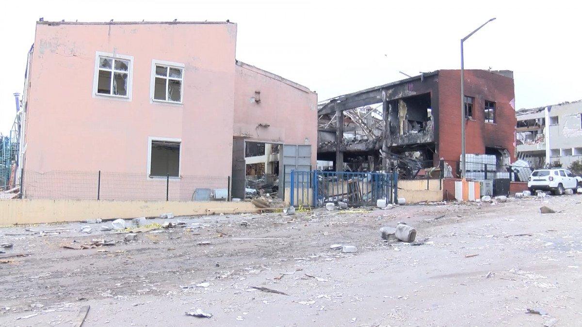 Tuzla'daki patlamadan geriye kalanlar