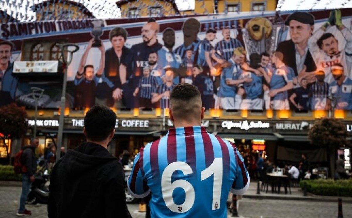 Trabzon'u şampiyonluk heyecanı sardı