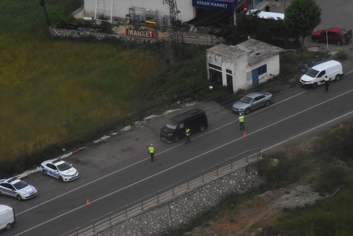 Bayram öncesi havadan ve karadan trafik denetimi