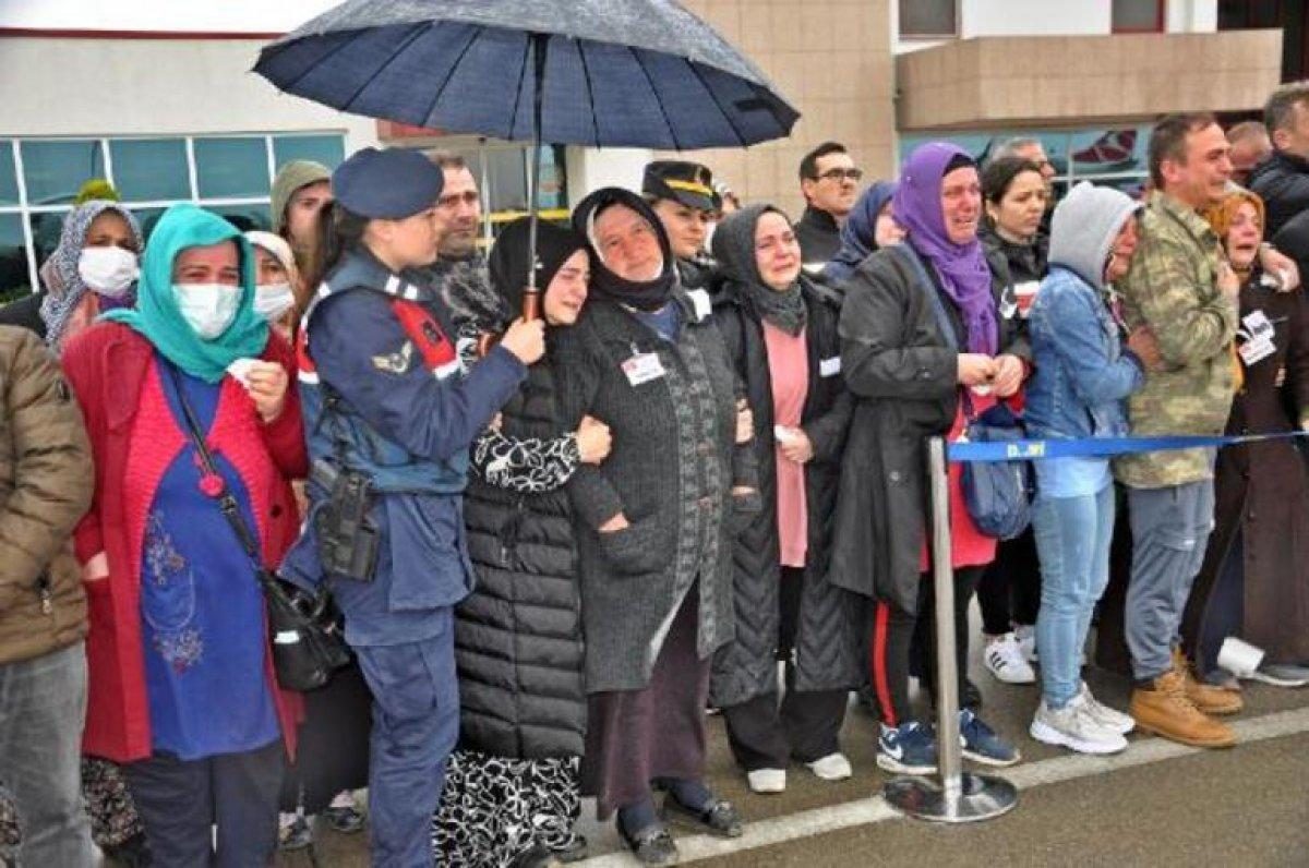 Şehit Uzman Çavuş Mümin Çarkcı'nın cenazesi memleketi Samsun'da