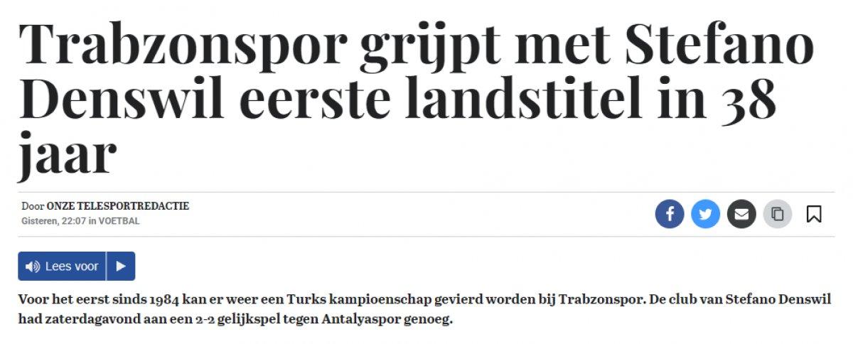 Trabzonspor, Avrupa manşetlerinde