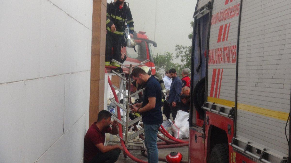 Şanlıurfa’da iplik fabrikasında yangın