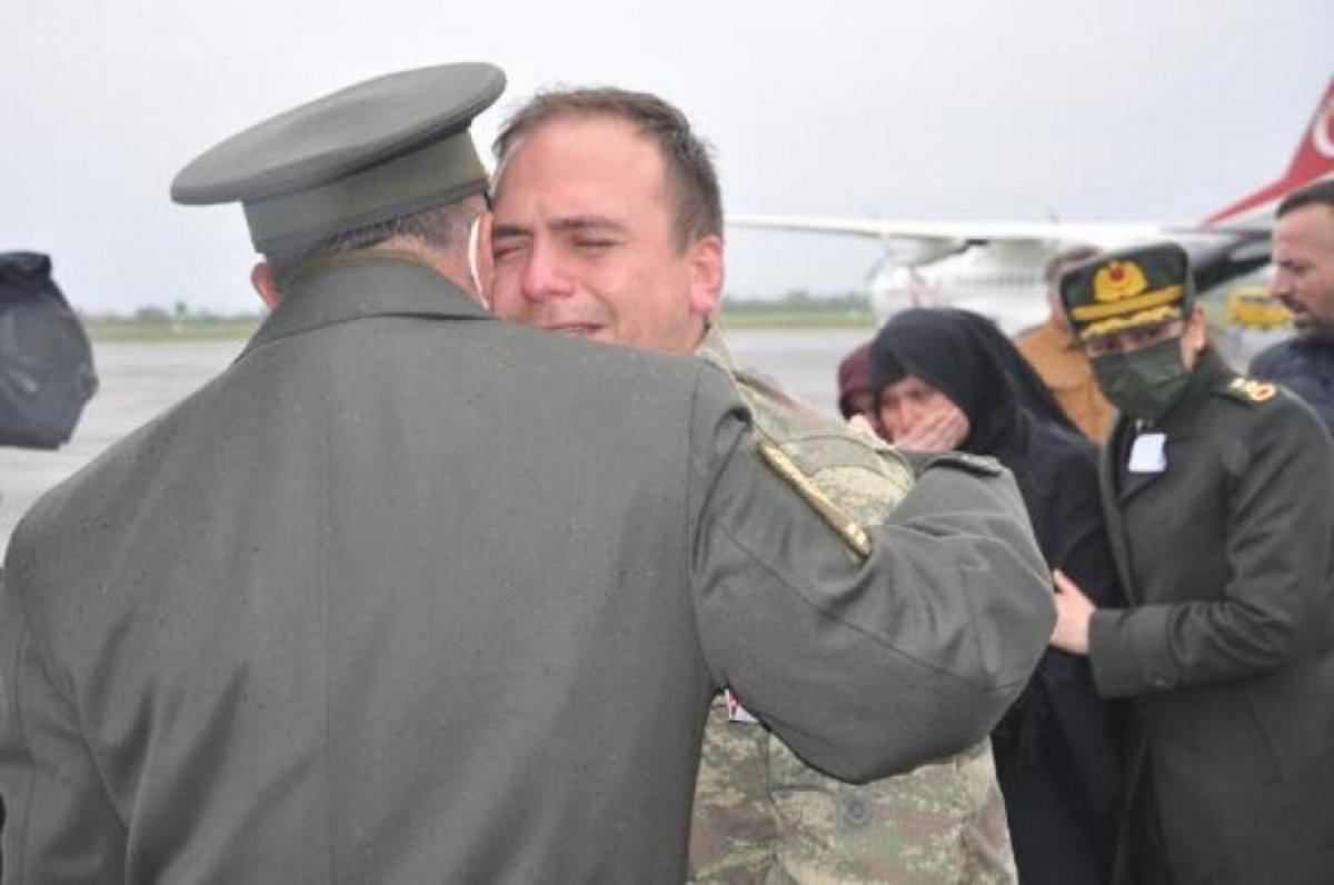 Şehit Uzman Çavuş Mümin Çarkcı'nın cenazesi memleketi Samsun'da