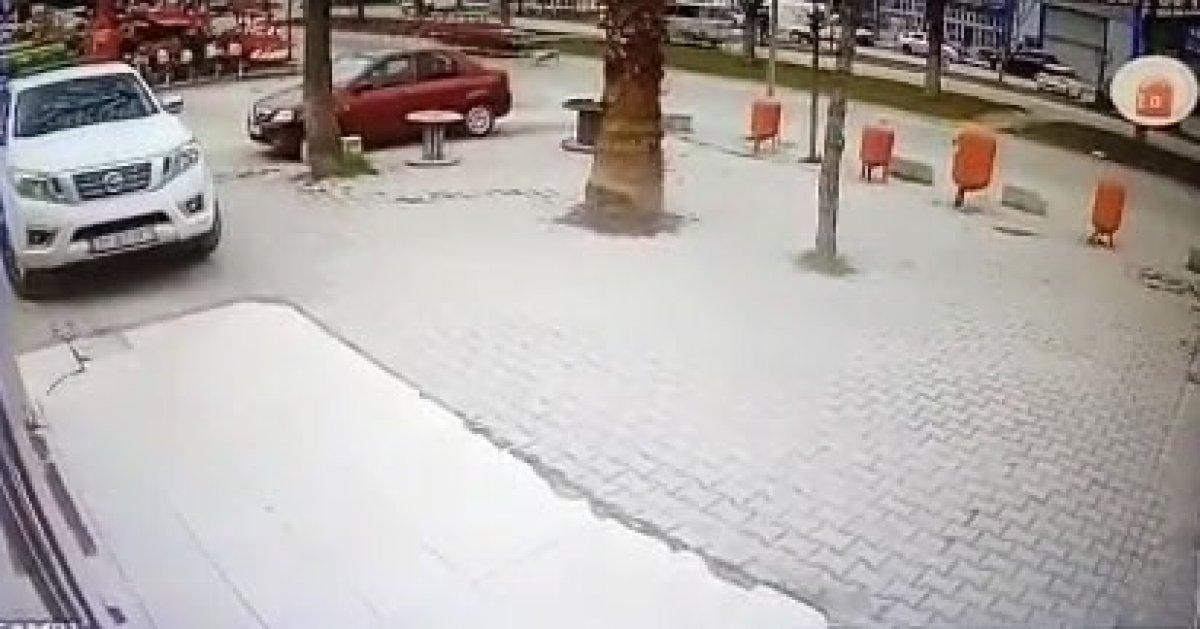 Balıkesir'deki korkunç kazalar kamerada