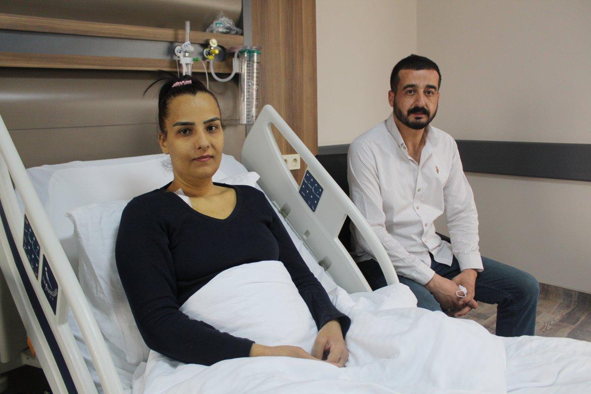 Gaziantep'te ince bağırsağı kangren olan genç kadının hayatı altüst oldu