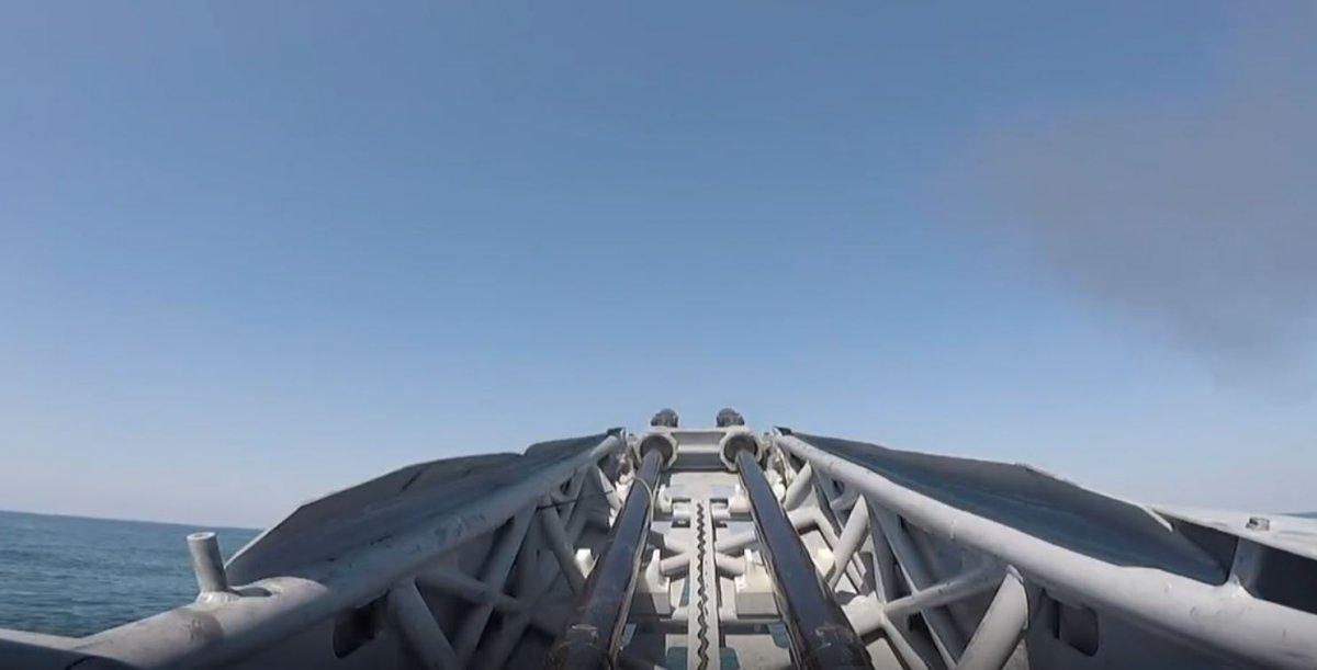 Gökdeniz, yüksek hızlı hedefi başarıyla imha etti