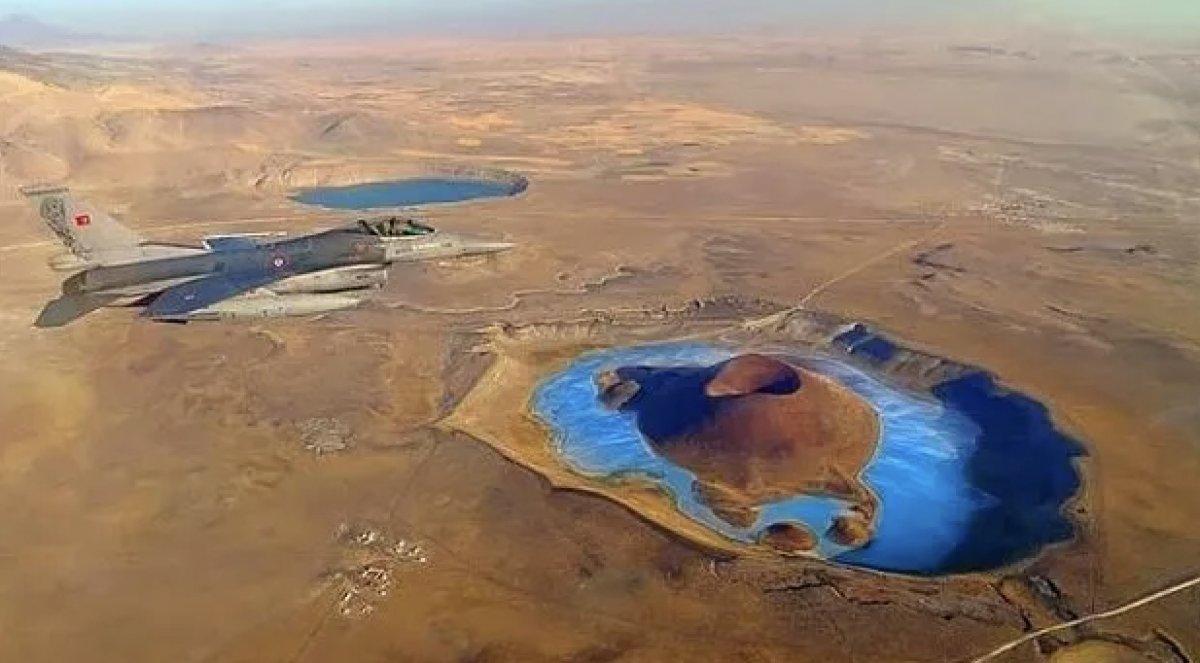 Yoğun kış yağışları Meke Gölü'nü kurumaktan kurtaramadı