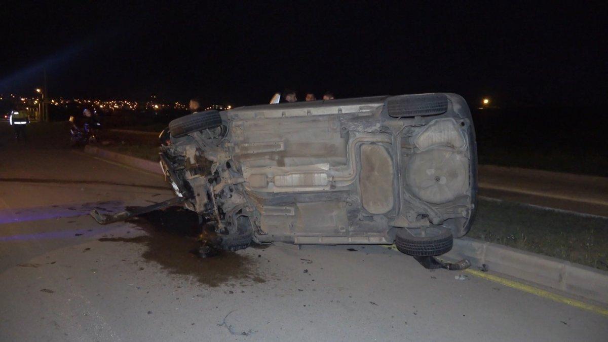 Kırıkkale'de kaza yapan alkollü sürücüye 5 bin 474 lira ceza