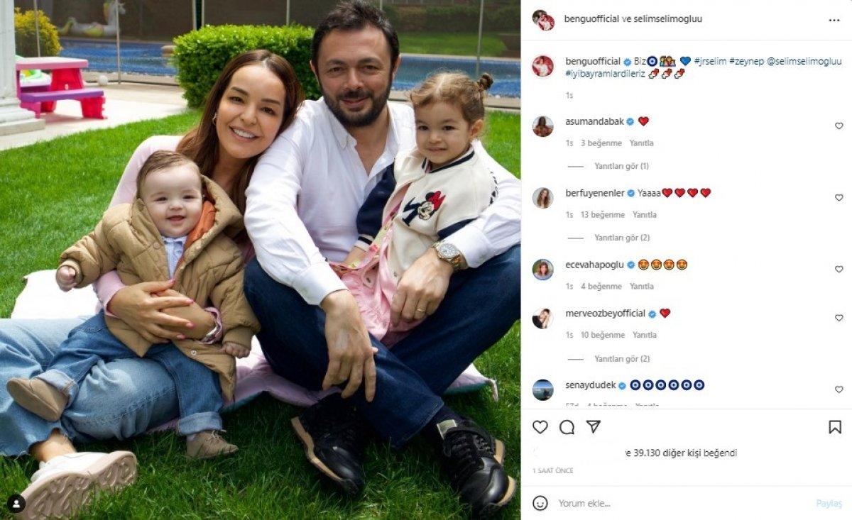 Bengü oğlu Selim'in yüzünü ilk kez gösterdi