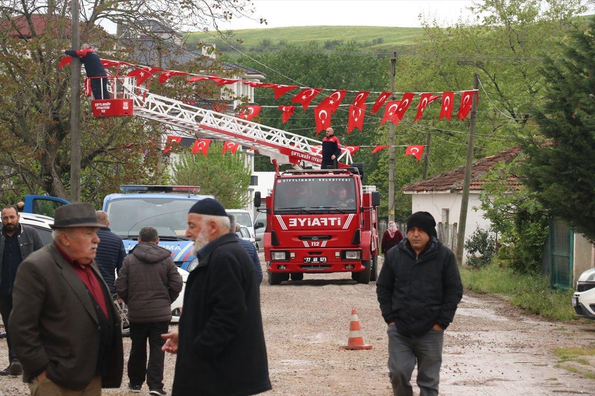 Yalova'ya şehit ateşi düştü
