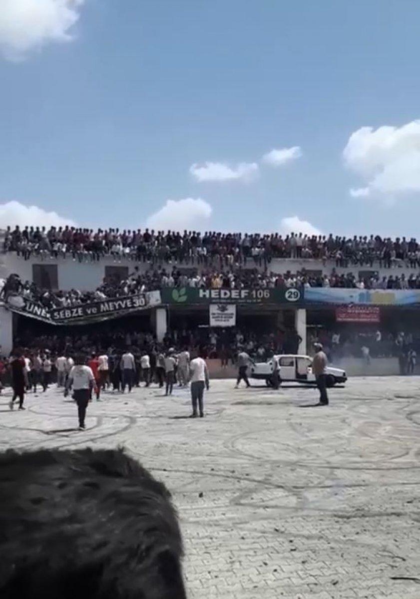 Antalya'da drift festivalinde faciadan dönüldü