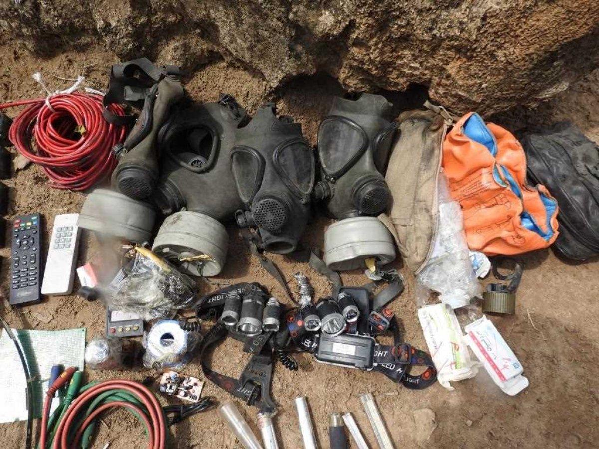 Pençe-Kilit bölgesinde PKK mühimmatları ele geçirildi