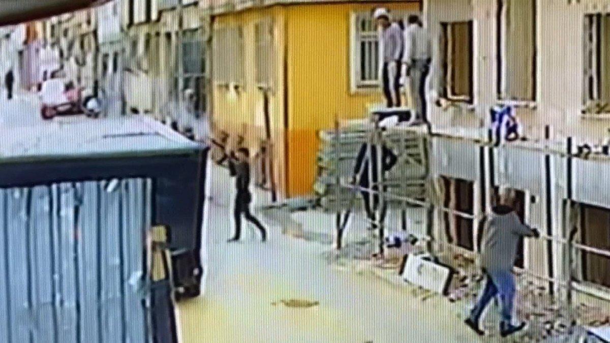 Bayrampaşa'da inşaat işçilerinin kavgası