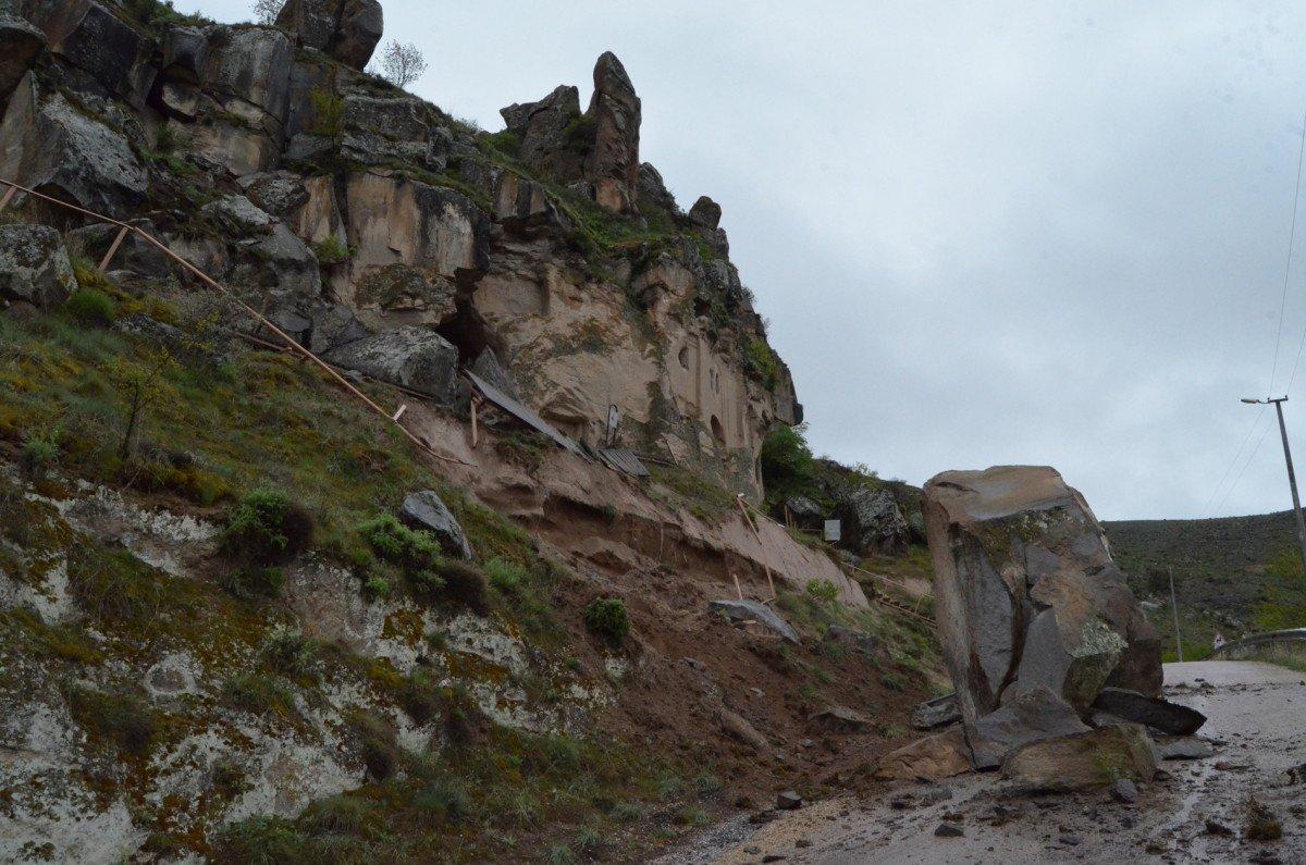 Ihlara Vadisi'nde heyelan