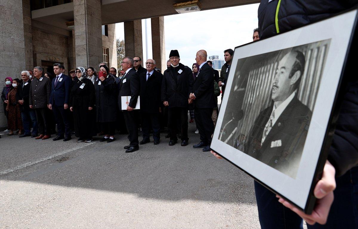Ali Fuat Eyüboğlu için Meclis'te cenaze töreni düzenlendi