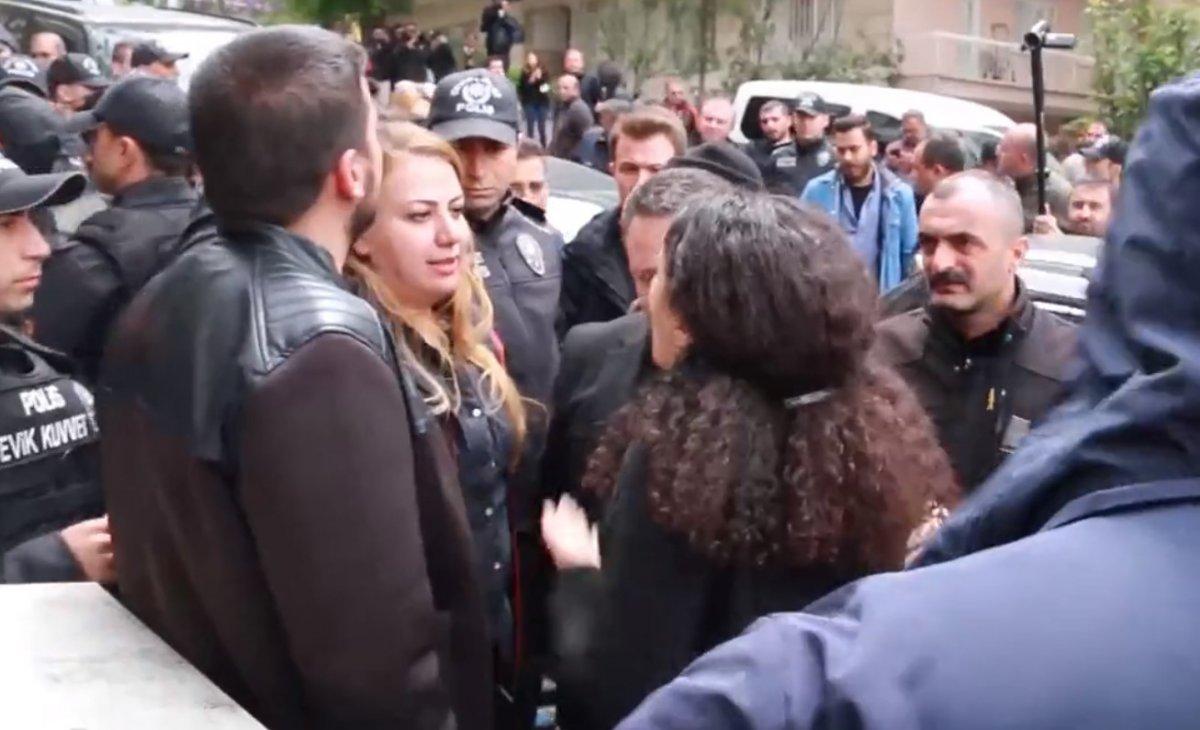 Ankara'daki HDP binası önünde 'katil polis' sloganları atıldı