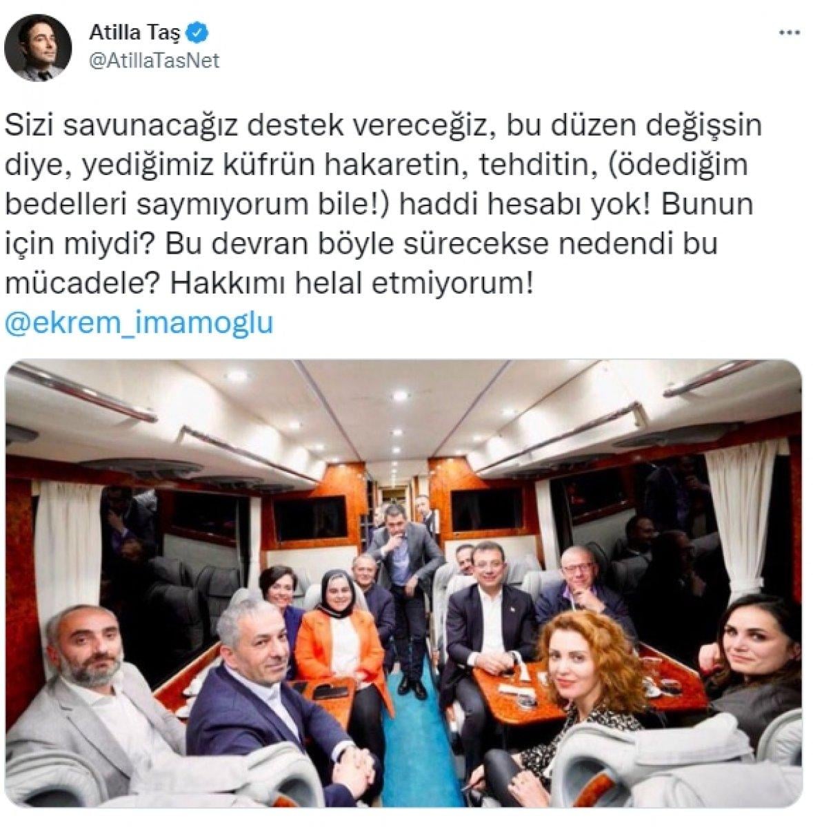Ekrem İmamoğlu'nun otobüs fotoğrafına tepkiler