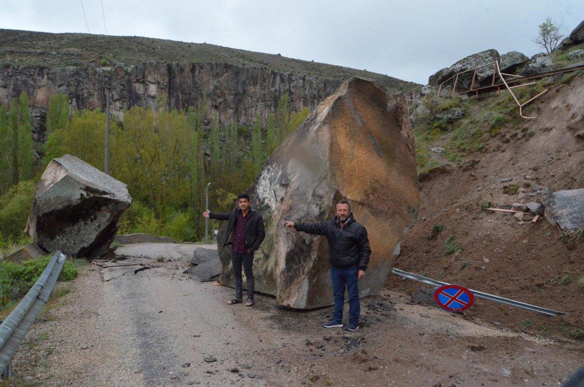 Ihlara Vadisi'nde heyelan