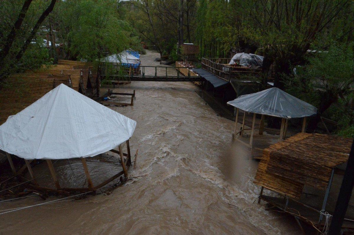 Ihlara Vadisi'nde heyelan