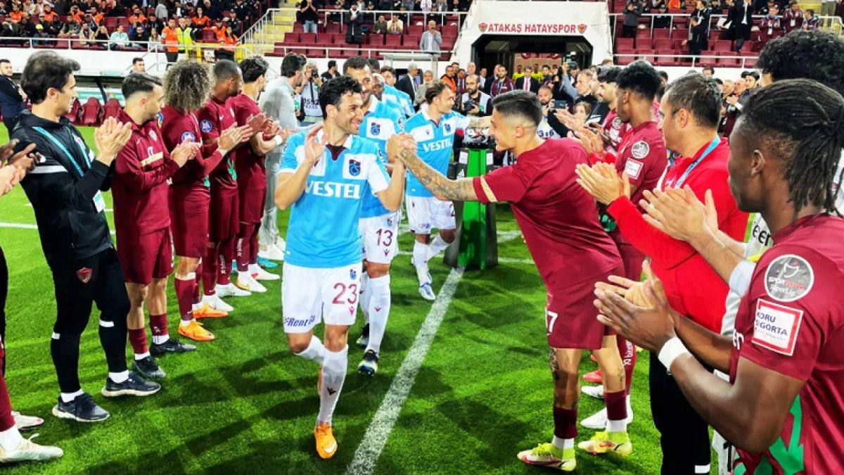 Hatayspor'dan şampiyon Trabzonspor'a alkış