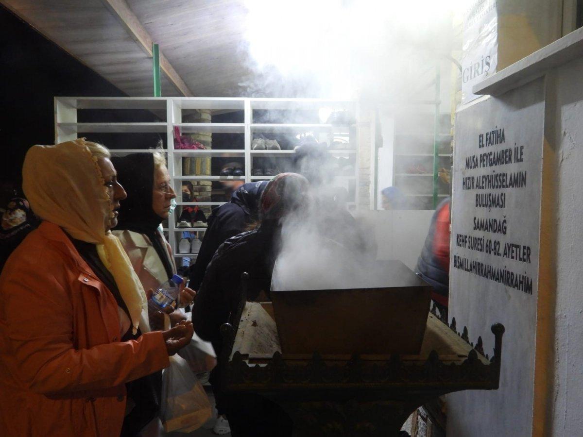 Hz. Hızır Türbesi'ne ziyaretçi akını