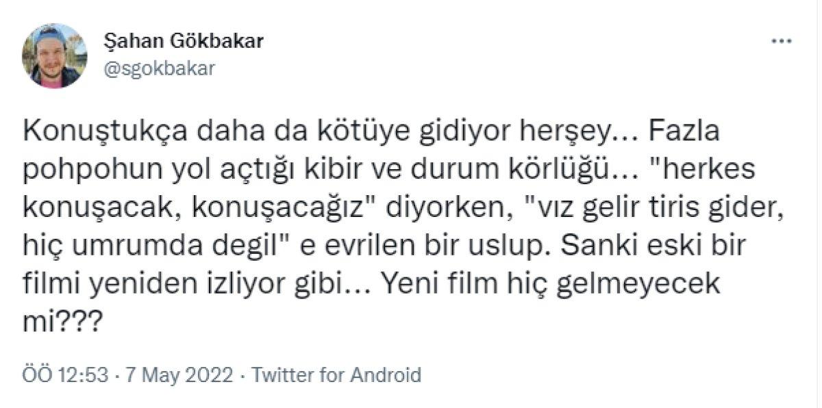 Şahan Gökbakar'dan Ekrem İmamoğlu'na 'kibir' yorumu