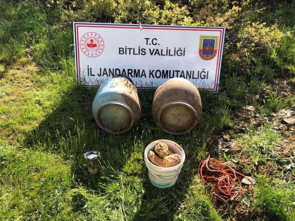 Bitlis'te 1 kilo patlayıcı ele geçirildi