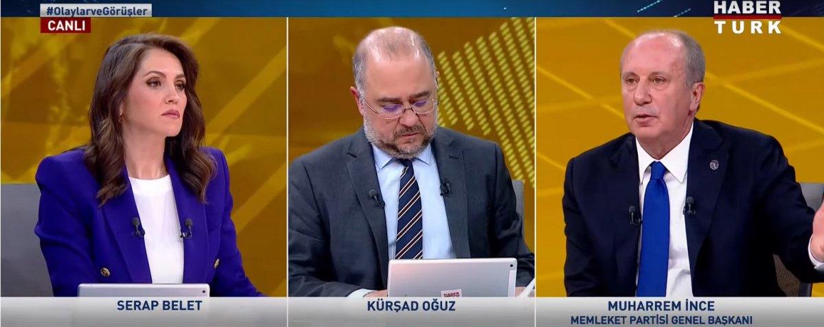 Muharrem İnce'den Suriyeli mülteci açıklaması