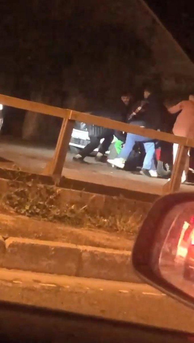 Üsküdar'da park kavgası