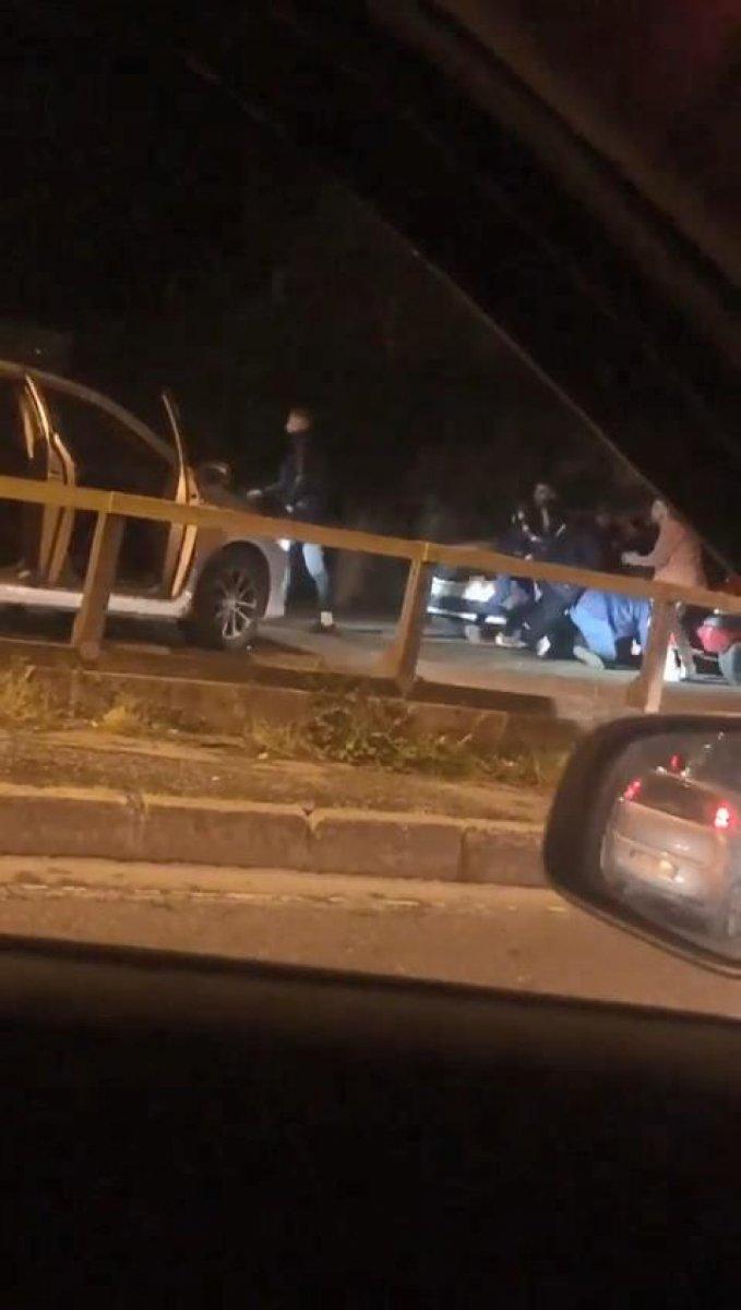 Üsküdar'da park kavgası