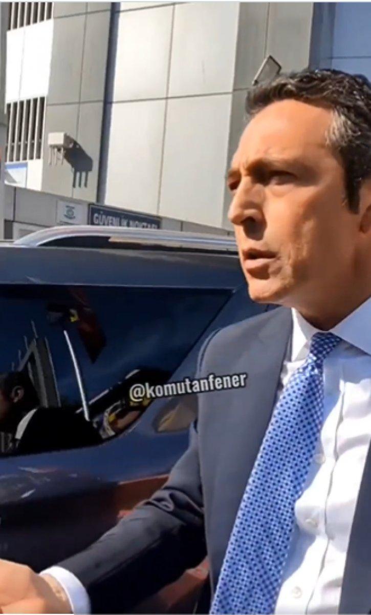 Ali Koç'tan, polis memuruna: Memur bey ne yapıyorsun