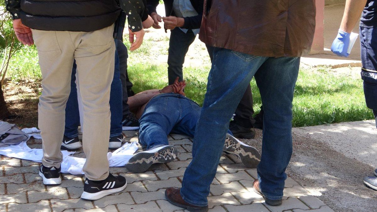 Malatya'daki öfkeli adam kendine kezzapla zarar vermek istedi