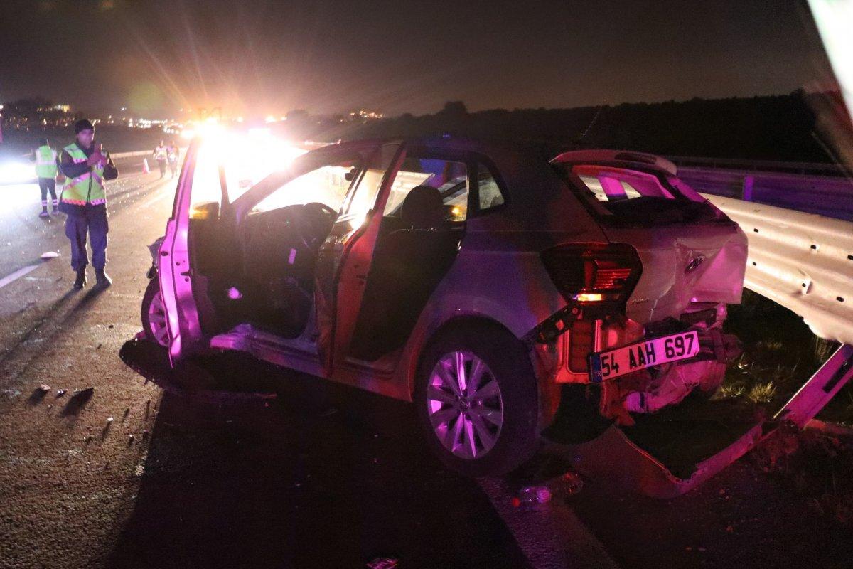 Kuzey Marmara Otoyolu'nda kaza:  5 yaralı