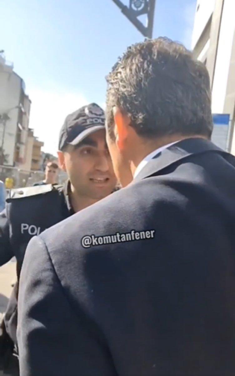 Ali Koç'tan, polis memuruna: Memur bey ne yapıyorsun