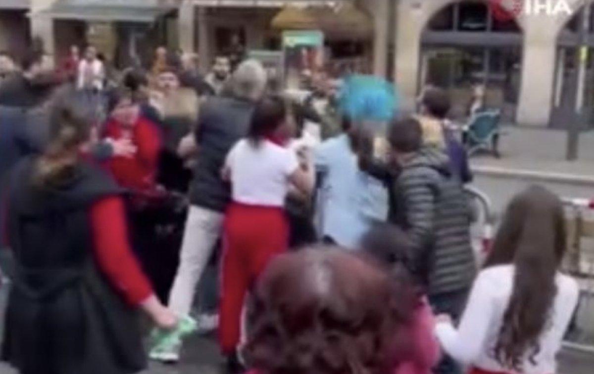 İsviçre’de terör örgütü PKK yandaşları, Türk vatandaşlarına saldırdı