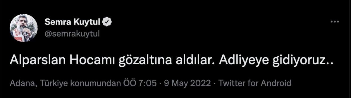 Alparslan Kuytul gözaltına alındı