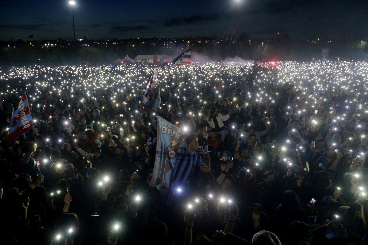 Trabzonspor'dan Yenikapı'da muhteşem kutlama