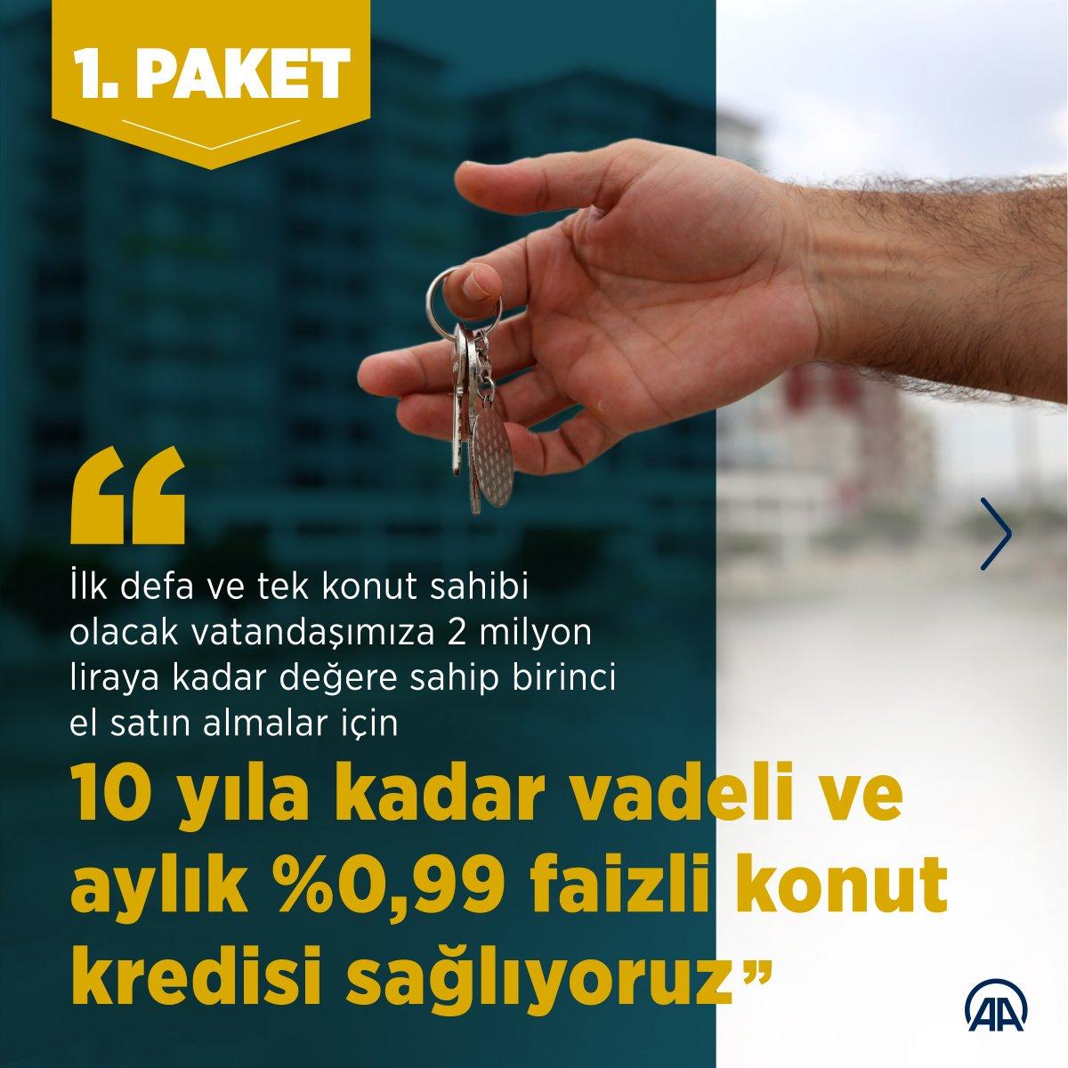 Konut finansmanında 3 yeni paket geliyor
