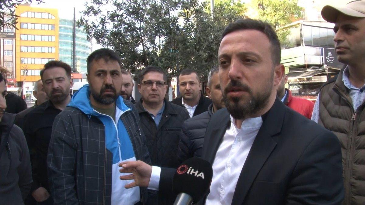 Ümraniye'de yaya yolu İSPARK'a verildi, esnaf girişi kapattı