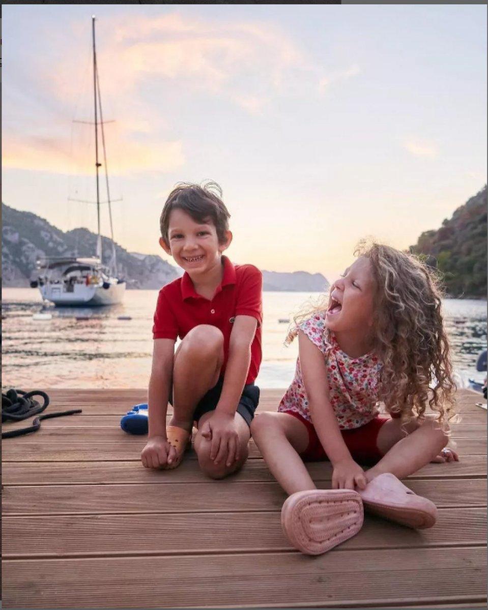 Şahan Gökbakar'ın çocuklarından ilk fotoğraf