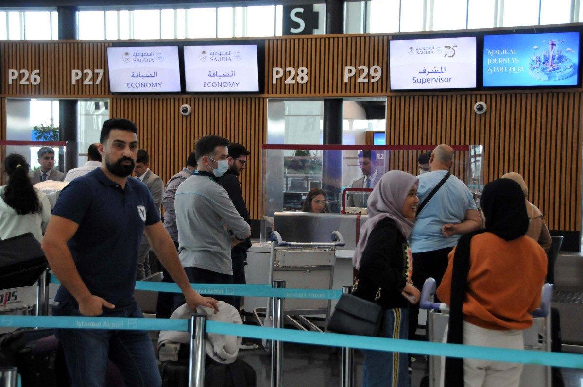 İstanbul'dan kutsal topraklara ilk uçuş